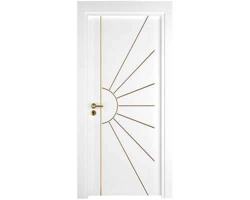 Sun White Melamine Door